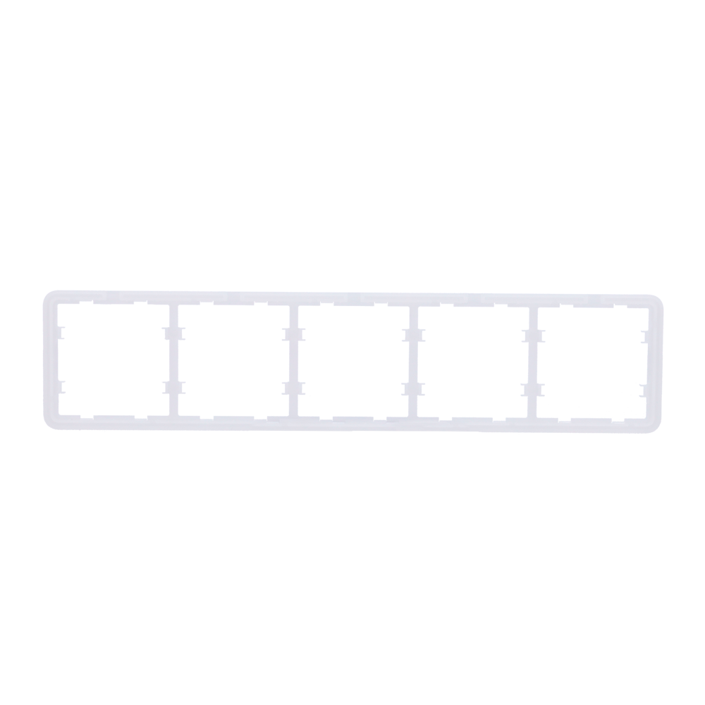 Moldura para 5 interruptores, compatível com 2 x AJ-SIDEBUTTON Compatível com 3 x AJ-CENTERBUTTON