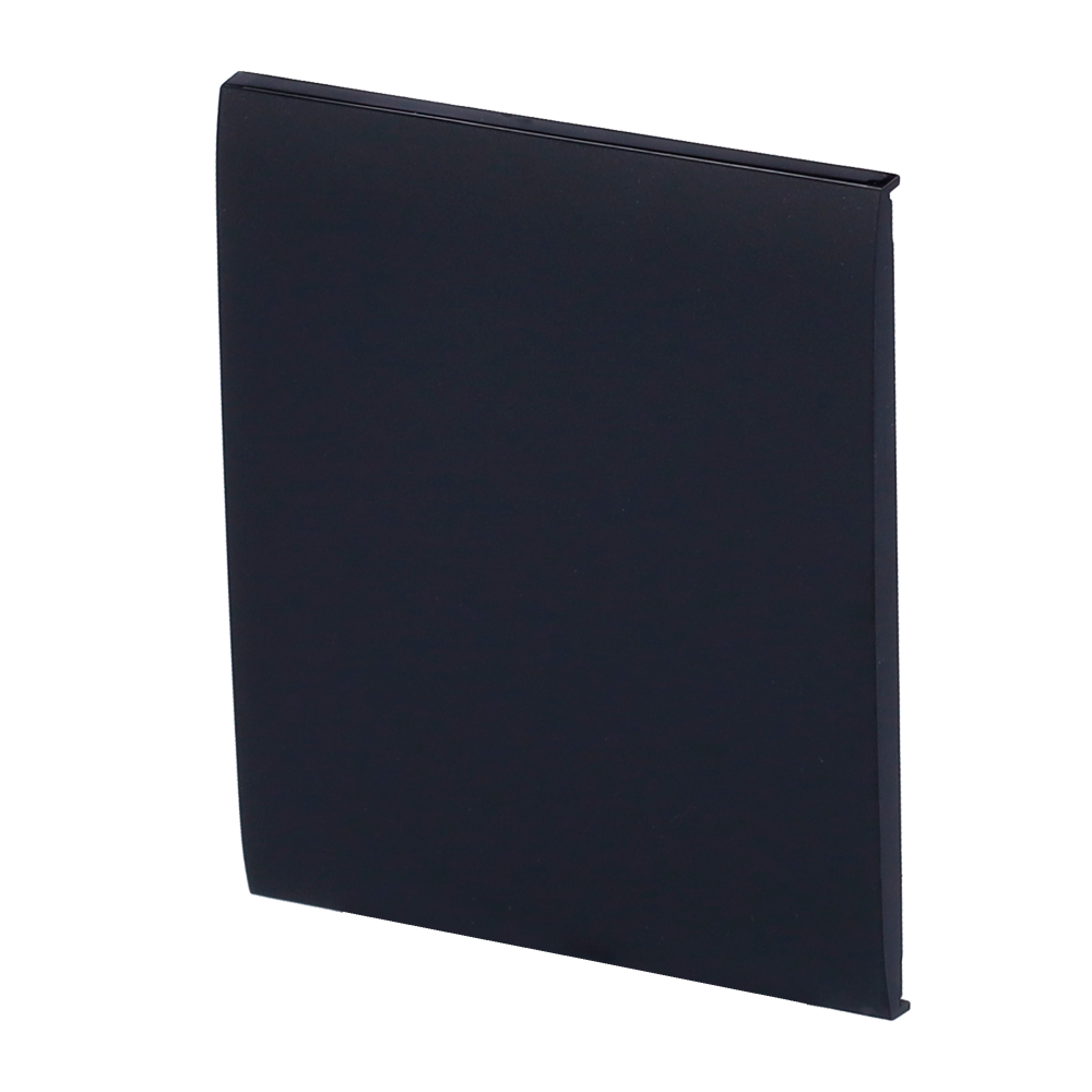 Painel central para interruptor compatível com AJ-LightCore -1G / -2W - preto