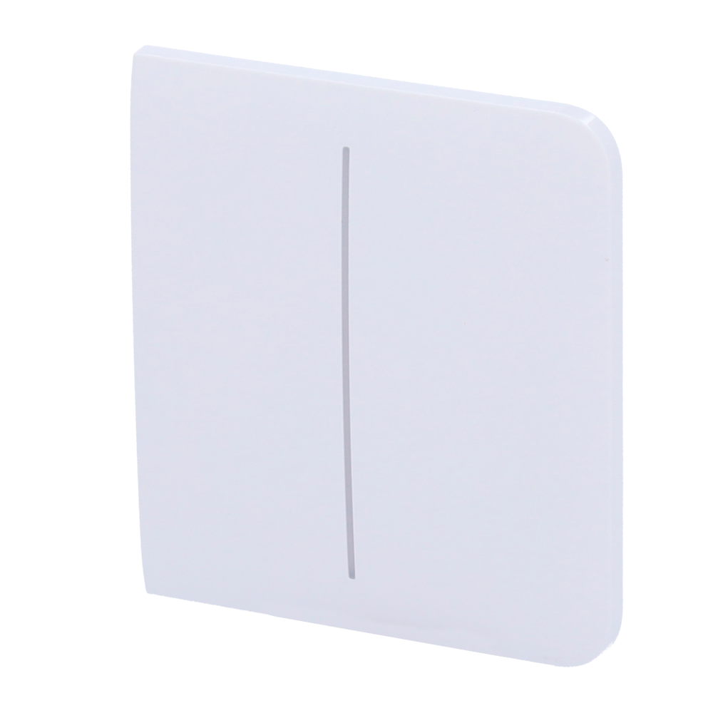 Painel táctil para interruptor de luz dupla, compatível com AJ-LIGHTCORE-2G retroiluminação LED e painel de toque lateral sem contacto- branco