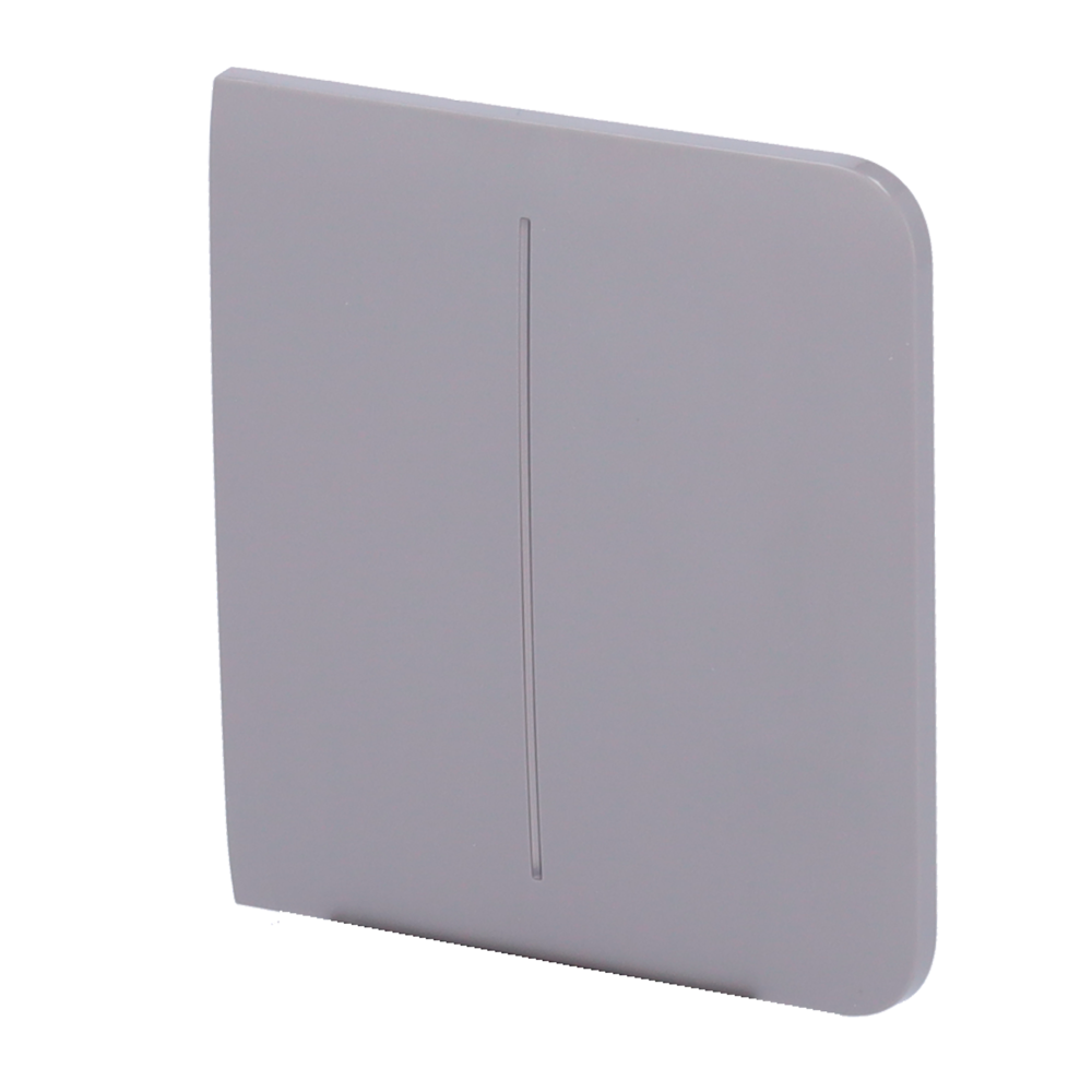 Painel táctil para interruptor de luz dupla, compatível com AJ-LIGHTCORE-2G retroiluminação LED e painel de toque lateral sem contacto- cinza