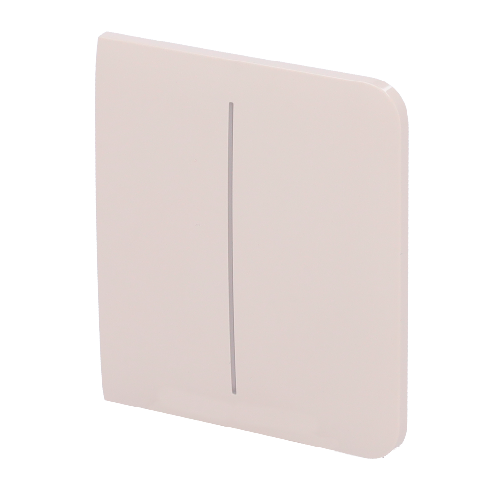 Painel táctil para interruptor de luz dupla, compatível com AJ-LIGHTCORE-2G retroiluminação LED e painel de toque lateral sem contacto- marfim