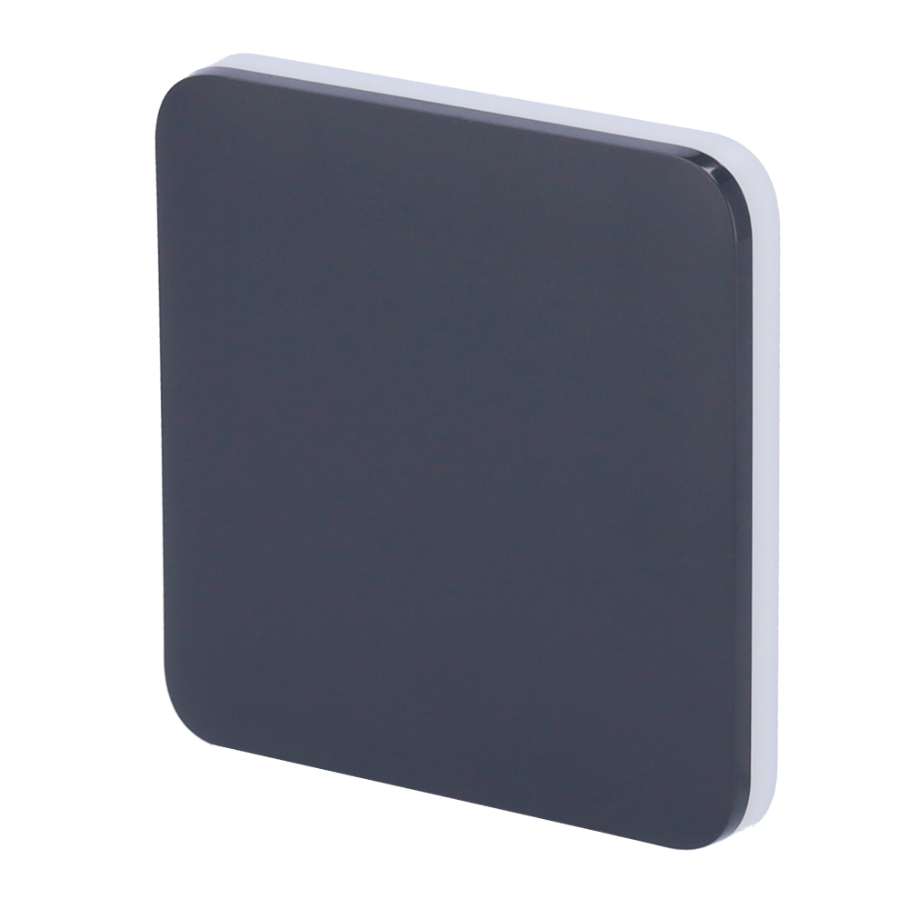 Painel táctil para um interruptor de luz, compatível com AJ-LIGHTCORE-1G / -2W retroiluminação LED e painel táctil sem contacto- grafite