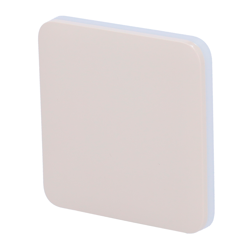 Painel táctil para um interruptor de luz, compatível com AJ-LIGHTCORE-1G / -2W retroiluminação LED e painel táctil sem contacto- marfim