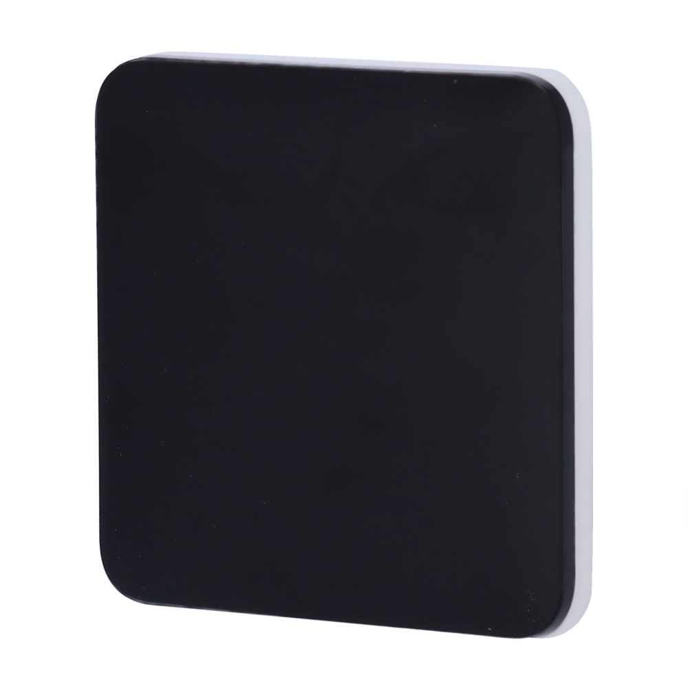 Painel táctil para um interruptor de luz, compatível com AJ-LIGHTCORE-1G / -2W retroiluminação LED e painel táctil sem contacto- preto