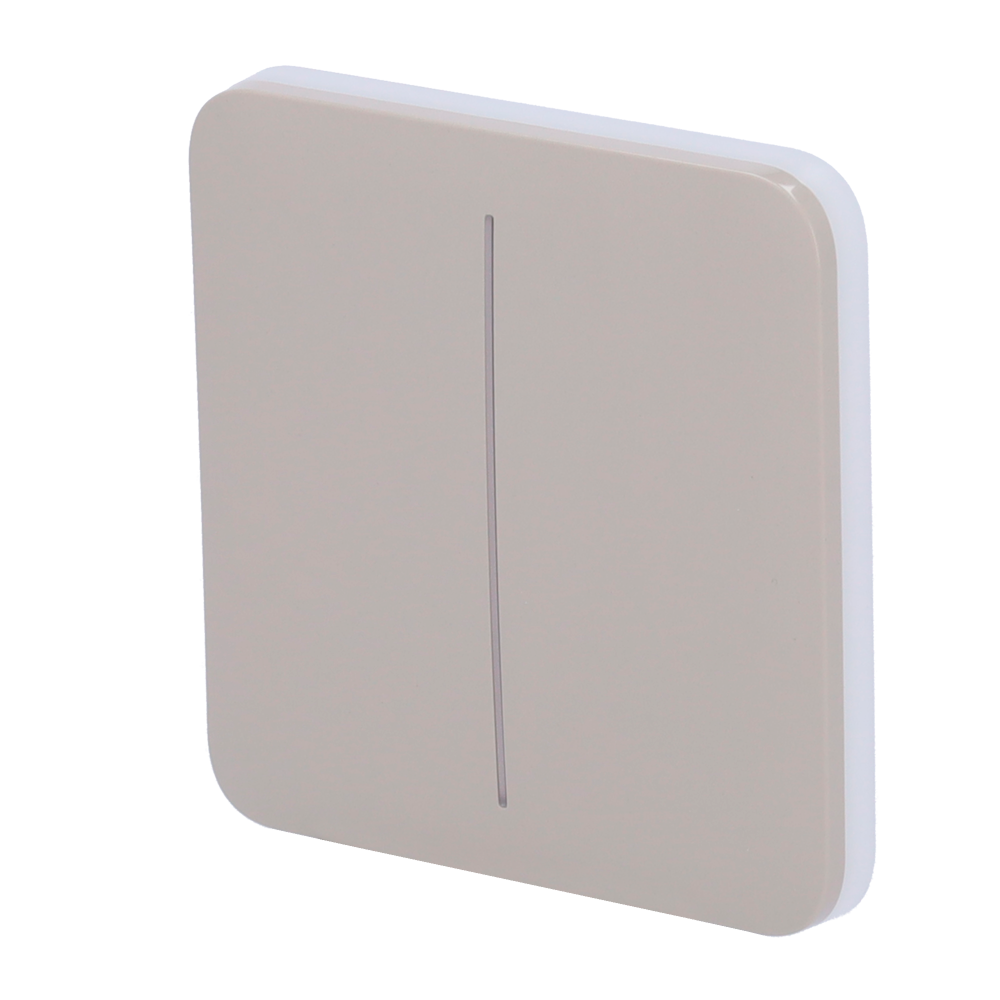 Painel táctil para interruptor de luz dupla compatibilidade com AJ-LIGHTCORE-2G retroiluminação LED Painel táctil sem contacto- azeitona