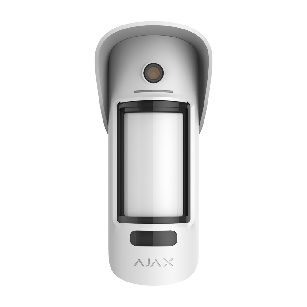 Detector volumétrico com câmara para uso exterior
