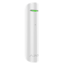 Detector de quebra de vidros, sem fios e 868 MHz Jeweller, certificado de grau 2 e indicador LED e antena interna com faixa de detecção 9 m- Branco
