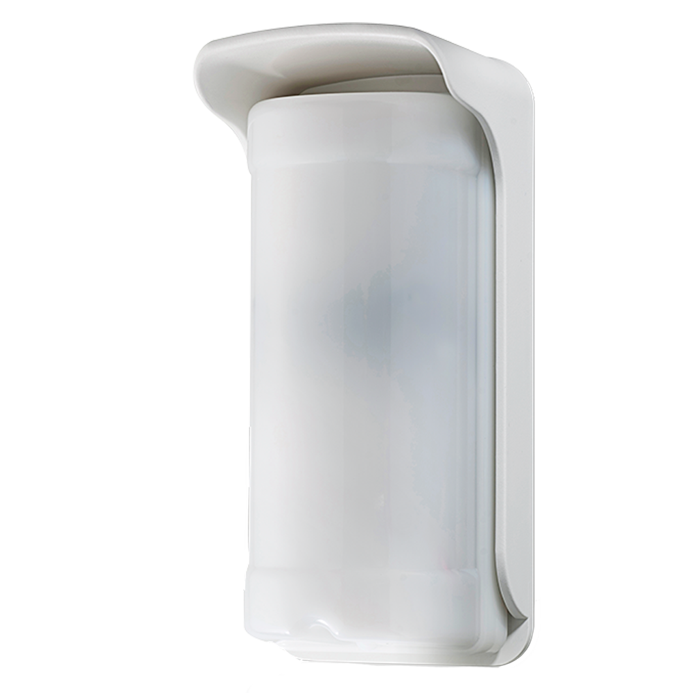 Detector exterior com fio Duevi PIR duplo em cada lado e PIR duplo frontal com cobertura total de 180º com Antimasking