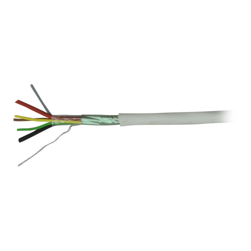 4 condutores de sinal + 2 de alimentação Condutor Cobre eletrolítico flexível Visor Alumínio poliéster drenagem CuSn