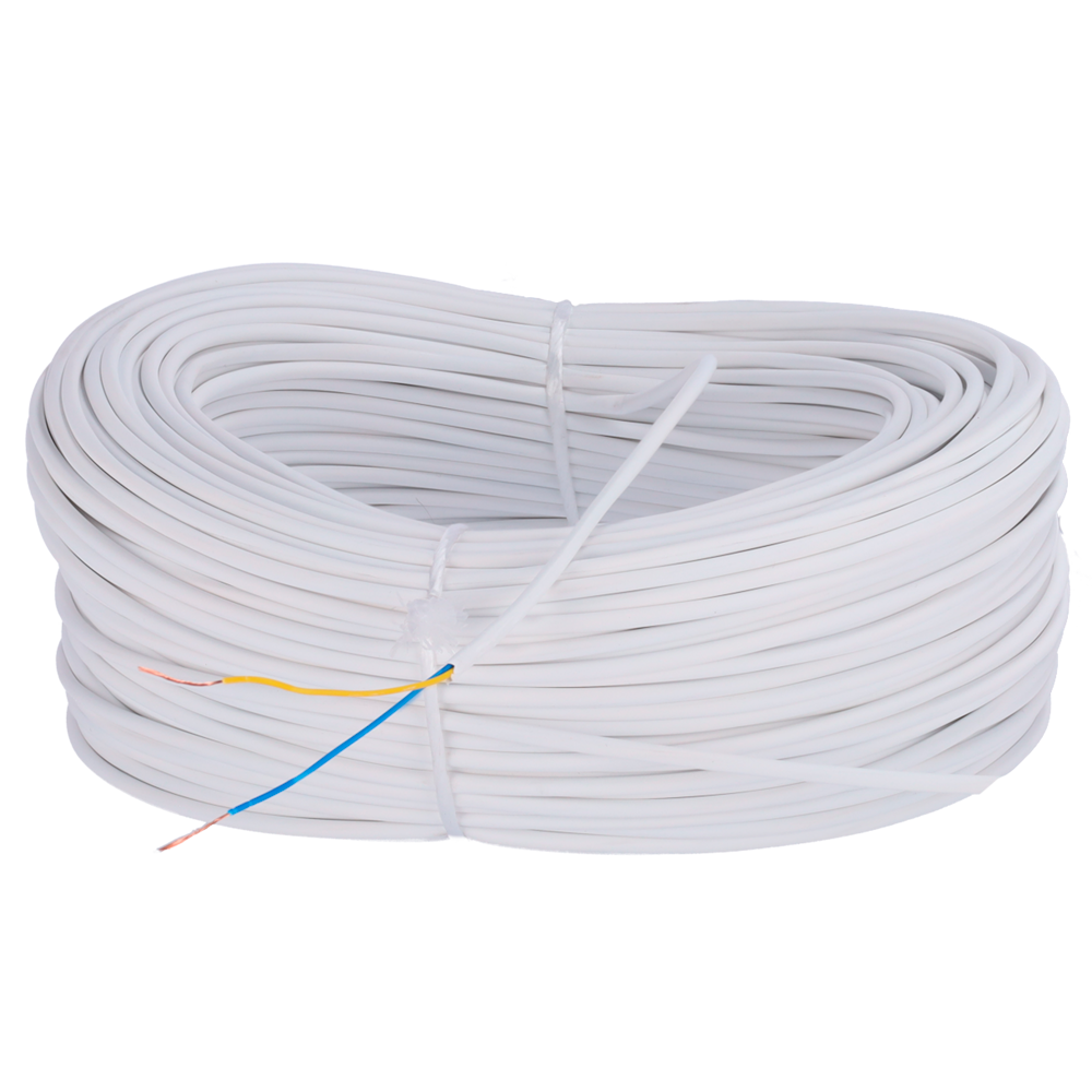 2 conductores, conductor cobre eletrolítico flexível Classe 5 alisamento e cobertura poliolefina