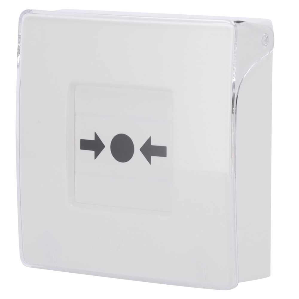 Botão de alarme de incêndio manual azul Sem fios 868 MHz Jeweller Botão de alarme de incêndio ou ativador de cenário