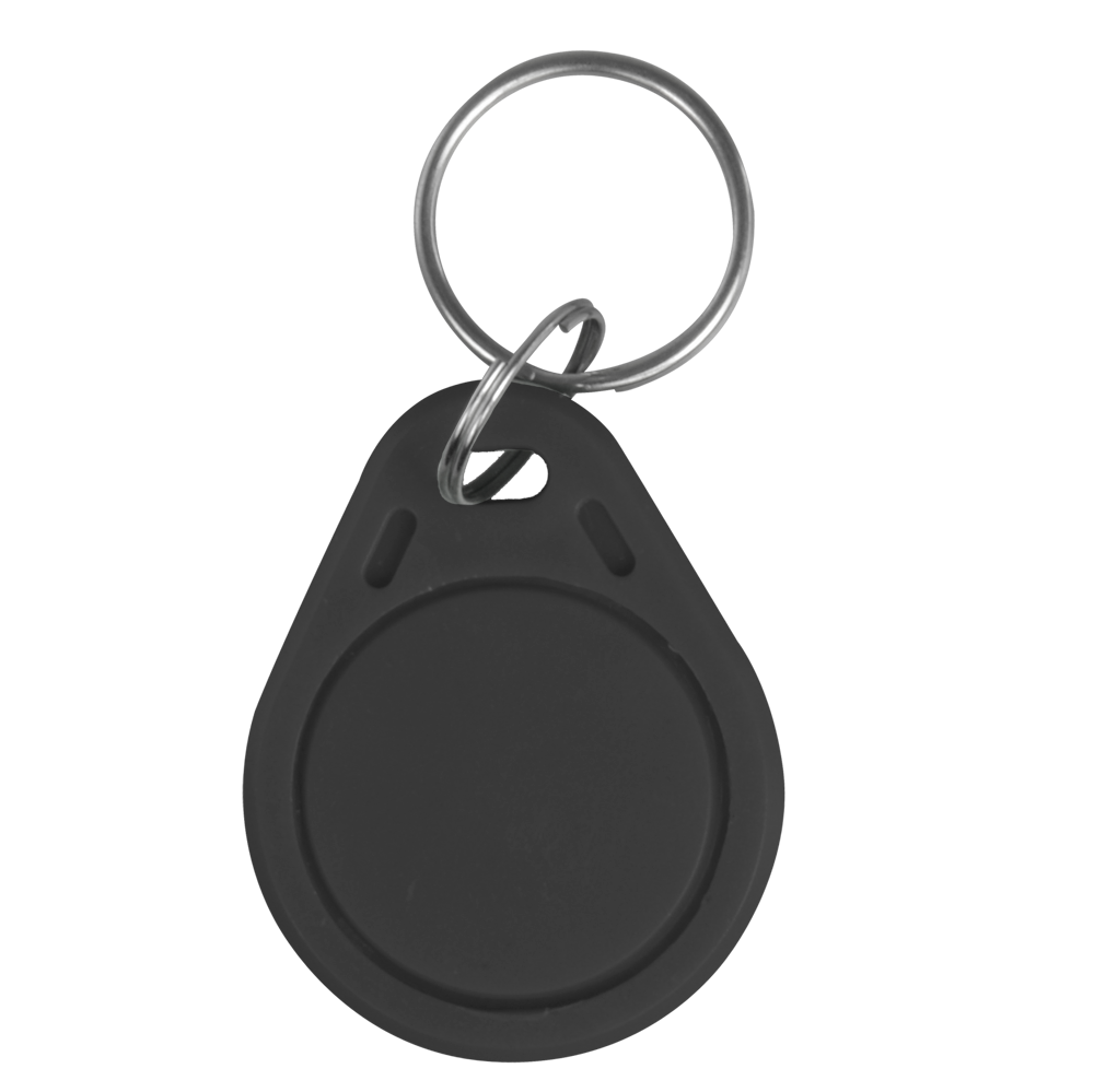 Porta-chaves TAG de proximidade numerado - Preto - RFID - 125 Khz- Preto