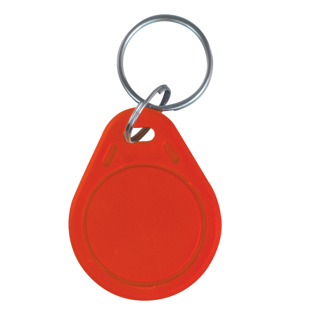 Porta-chaves TAG de proximidade numerado e ID por radiofrequência MF passiva: Cor vermelha