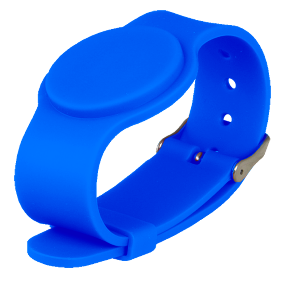 Pulseira de proximidade e ID por radiofrequência MF Desfire passivo: Cor azul