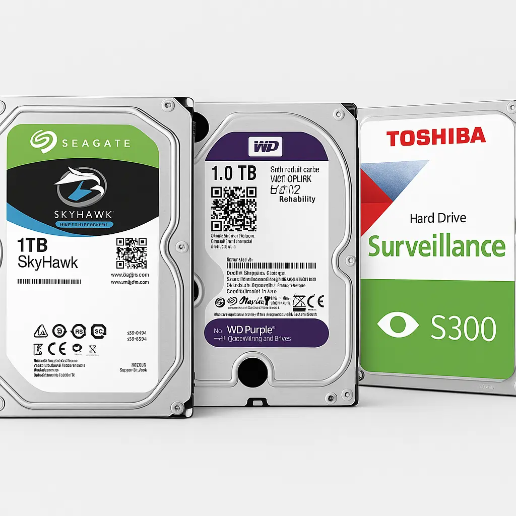 Disco rígido 3.5' para CCTV 1 TB - WD/Toshiba/Seagate
