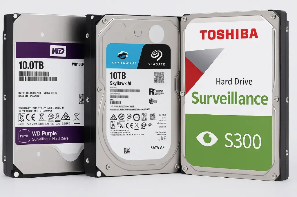 Disco rígido 3.5' para CCTV 10 TB - WD/Toshiba/Seagate
