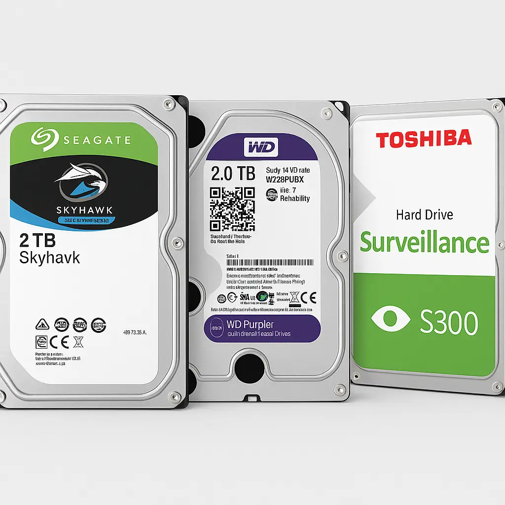 Disco rígido 3.5' para CCTV 2 TB - WD/Toshiba/Seagate