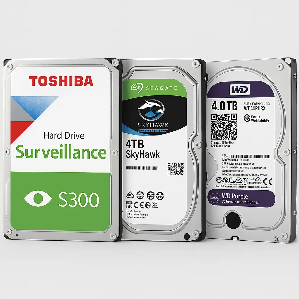 Disco rígido 3.5' para CCTV 4 TB - WD/Toshiba/Seagate