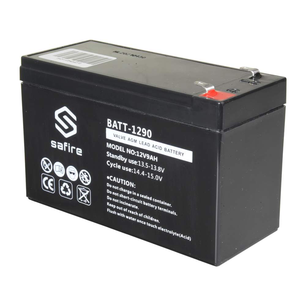 Bateria recarregável AGM 12V 9.0 Ah-Safire BATT-1290