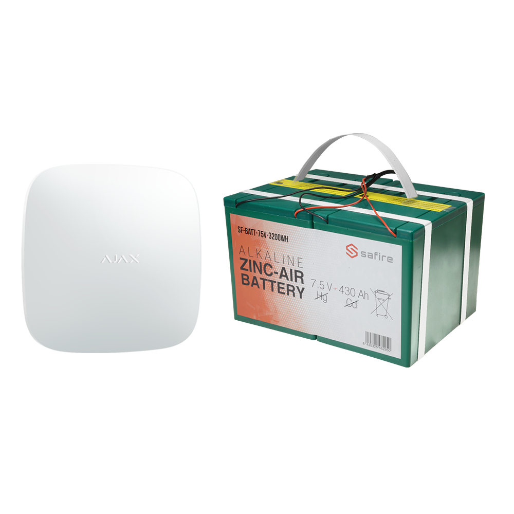 Kit de alarme autônomo Hub 2 de 6V e bateria de longa duração de fácil instalação