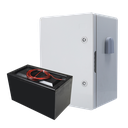 Kit de bateria com caixa de poliéster Duração até 14 meses com Bateria não recarregável