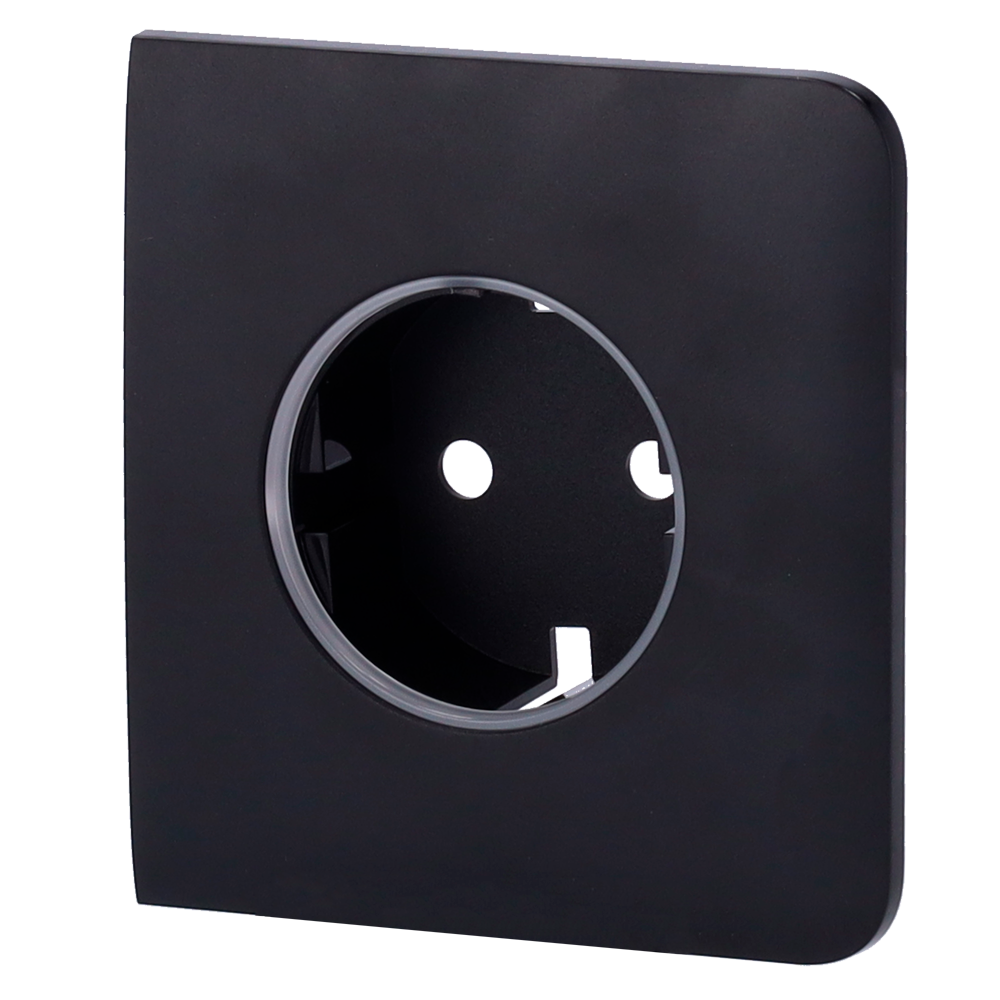 Ajax Cobertura lateral frontal para tomada inteligente tipo F Possui um botão tátil não painel frontal para controlo manual