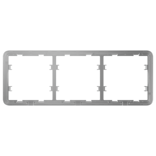 [CA-AJ-FRAME-3] Moldura para 3 interruptores, compatível com 2 x AJ-SIDEBUTTON Compatível com 1 x AJ-CENTERBUTTON