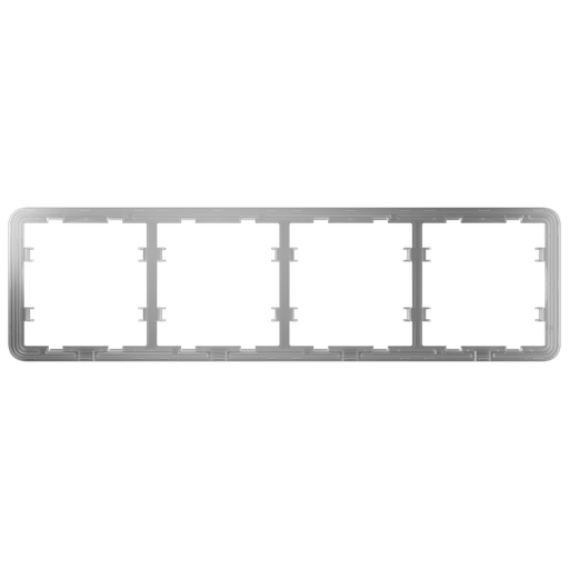 [CA-AJ-FRAME-4] Moldura para 4 interruptores, compatível com 2 x AJ-SIDEBUTTON Compatível com 2 x AJ-CENTERBUTTON