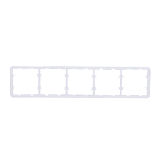 [CA-AJ-FRAME-5] Moldura para 5 interruptores, compatível com 2 x AJ-SIDEBUTTON Compatível com 3 x AJ-CENTERBUTTON