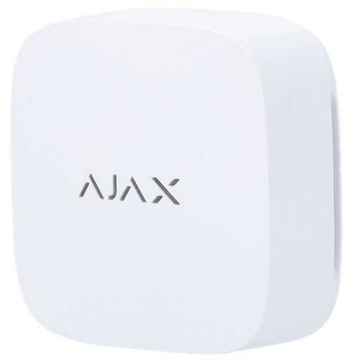 [CA-AJ-LIFEQUALITY-W] Monitor de temperatura, humidade e CO2, sem fios e 868 MHz Jeweller, com alcance de comunicação até 1700 metros e visor LED de qualidade do ar com acelerómetro integrado contra sabotagem- Branco