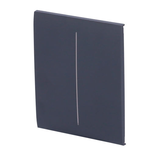 [CA-AJ-CENTERBUTTON-2G-GRA] Painel táctil para interruptor de luz dupla compatível com AJ-LIGHTCORE-2G retroiluminação LED e painel central de toque sem contacto