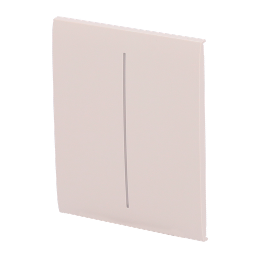 [CA-AJ-CENTERBUTTON-2G-IVO] Painel táctil para interruptor de luz dupla compatível com AJ-LIGHTCORE-2G retroiluminação LED e painel central de toque sem contacto