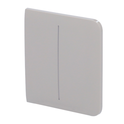 [CA-AJ-SIDEBUTTON-2G-OLI] Painel táctil para interruptor de luz dupla, compatível com AJ-LIGHTCORE-2G retroiluminação LED e painel de toque lateral sem contacto- azeitona