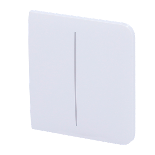 [CA-AJ-SIDEBUTTON-2G-W] Painel táctil para interruptor de luz dupla, compatível com AJ-LIGHTCORE-2G retroiluminação LED e painel de toque lateral sem contacto- branco