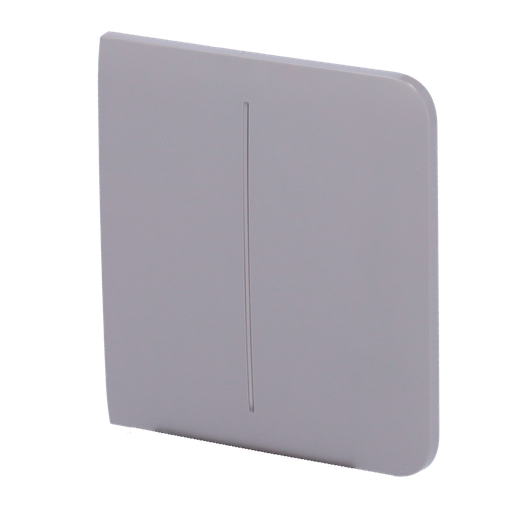 [CA-AJ-SIDEBUTTON-2G-GRE] Painel táctil para interruptor de luz dupla, compatível com AJ-LIGHTCORE-2G retroiluminação LED e painel de toque lateral sem contacto- cinza