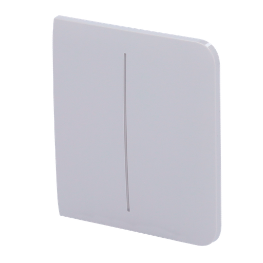 [CA-AJ-SIDEBUTTON-2G-FOG] Painel táctil para interruptor de luz dupla, compatível com AJ-LIGHTCORE-2G retroiluminação LED e painel de toque lateral sem contacto- nevoeiro
