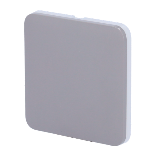 [CA-AJ-SOLOBUTTON-1G2W-GRE] Painel táctil para um interruptor de luz, compatível com AJ-LIGHTCORE-1G / -2W retroiluminação LED e painel táctil sem contacto- cinza