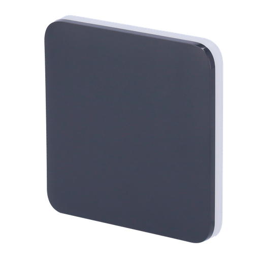 [CA-AJ-SOLOBUTTON-1G2W-GRA] Painel táctil para um interruptor de luz, compatível com AJ-LIGHTCORE-1G / -2W retroiluminação LED e painel táctil sem contacto- grafite