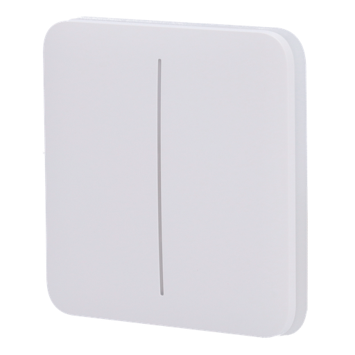 [CA-AJ-SOLOBUTTON-2G-W] Painel táctil para interruptor de luz dupla compatibilidade com AJ-LIGHTCORE-2G retroiluminação LED Painel táctil sem contacto- branco