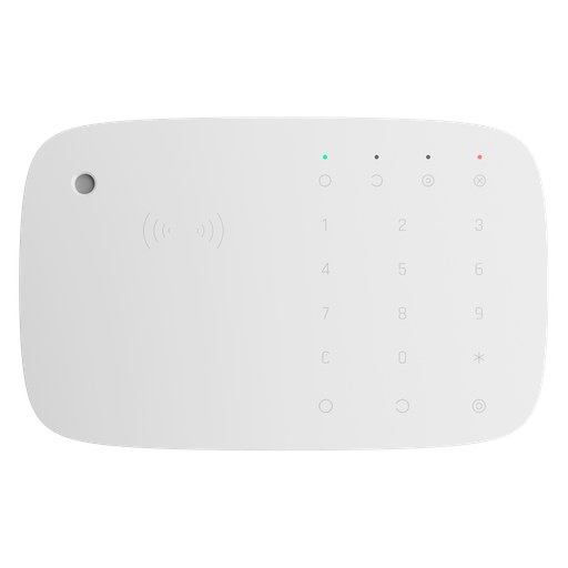 [CA-AJ-KEYPADCOMBI-W] Teclado com leitor RFID e sirene Bidireccional Certificado grau 2- Branco