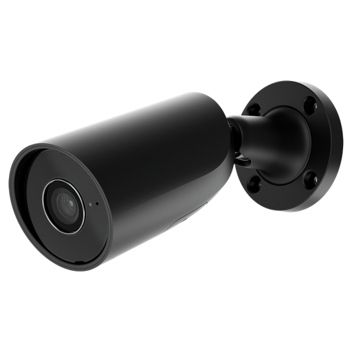 [CA-AJ-BULLETCAM-8-B] Câmara com fios (PoE) Bullet Preta de 8mpx 2.8mm 35m com Microfone IP65
