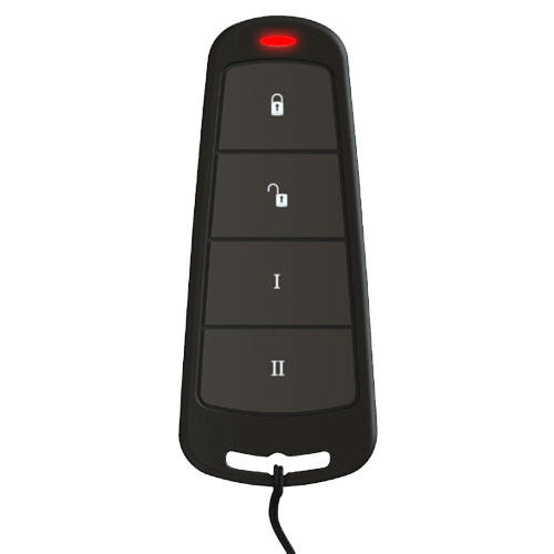 [CA-KEYFOB-WE] Comando a distância Bidirecional com 4 botões com 8 combinações