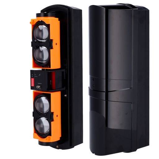 [CA-ABH-100W] Detector de barreiras por infravermelhos, compatível com o Transmissor ou com o DoorProtect Ajax, cablado com 4 feixes de luz com Função AND e OR e alcance máximo de detecção de 100-300 m