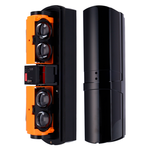 [CA-ABH-200W] Detector de barreiras por infravermelhos, compatível com o Transmissor ou com o DoorProtect Ajax, cablado com 4 feixes de luz com Função AND e OR e alcance máximo de detecção de 200-600 m