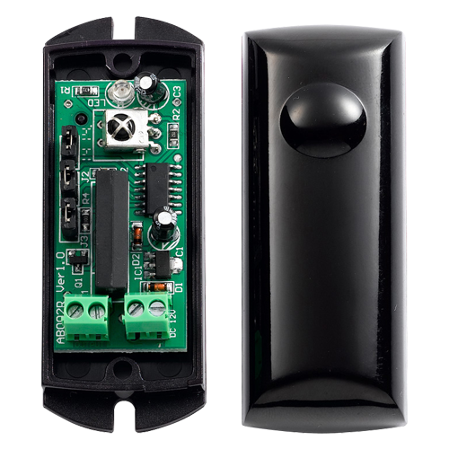 [CA-ABO-20F] Detector de barreiras por infravermelhos, cablado de 1 haz com alcance máximo de detecção de 10-20 m