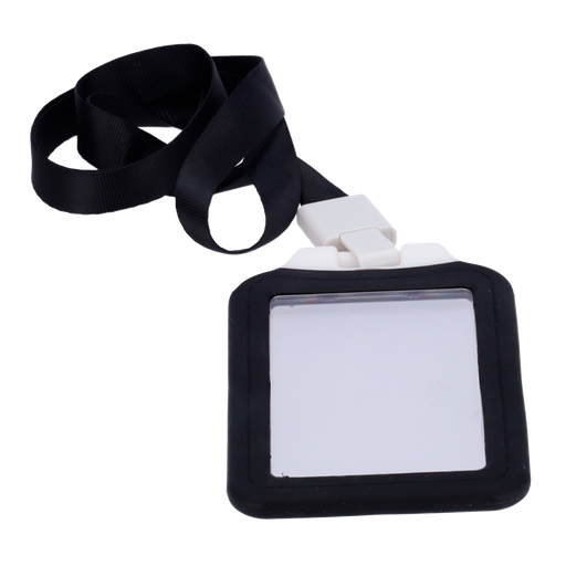 [CA-CARD-HOLDER-V-BLACK] Porta-cartões de disposição vertical e película de proteção em plástico- Preto