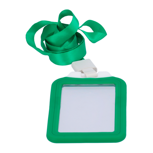 [CA-CARD-HOLDER-V-GREEN] Porta-cartões de disposição vertical e película de proteção em plástico- Verde