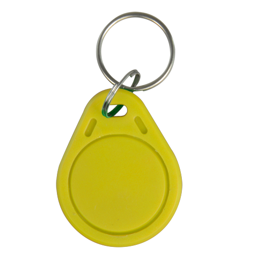 [CA-RFID-TAG-Y] Porta-chaves TAG de proximidade numerado ID por radiofrequência EM passiva: Cor amarela