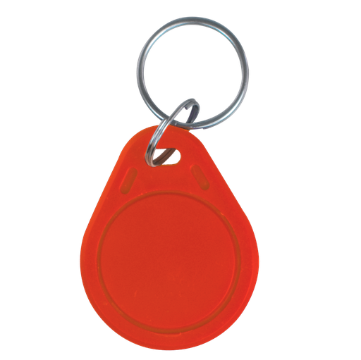 [CA-RFID-TAG-R] Porta-chaves TAG de proximidade numerado e ID por radiofrequência EM passivo: Cor vermelha