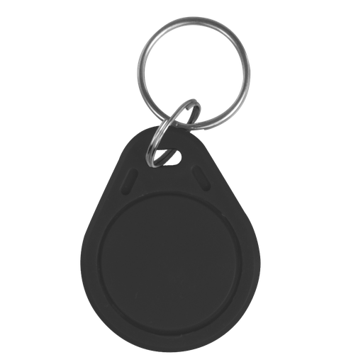 [CA-MF-TAG-BK] Porta-chaves TAG de proximidade numerado e ID por radiofrequência Passivo MF | Cor preta